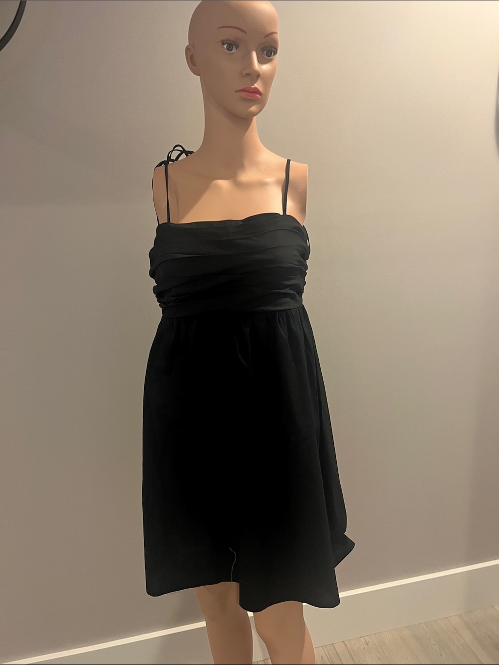 Express Black Spaghetti Strap Mini Dress